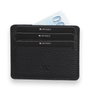 Zoozie Bags Cartera de Piel Auténtica Negro